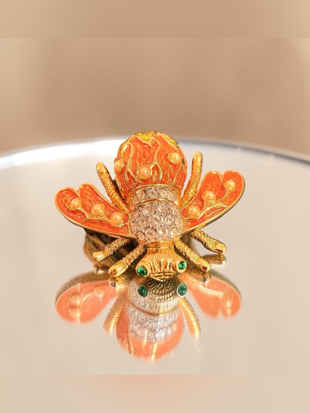 Joan Rivers Signed Bee “Lily of the Valley” Private Collection Brooch